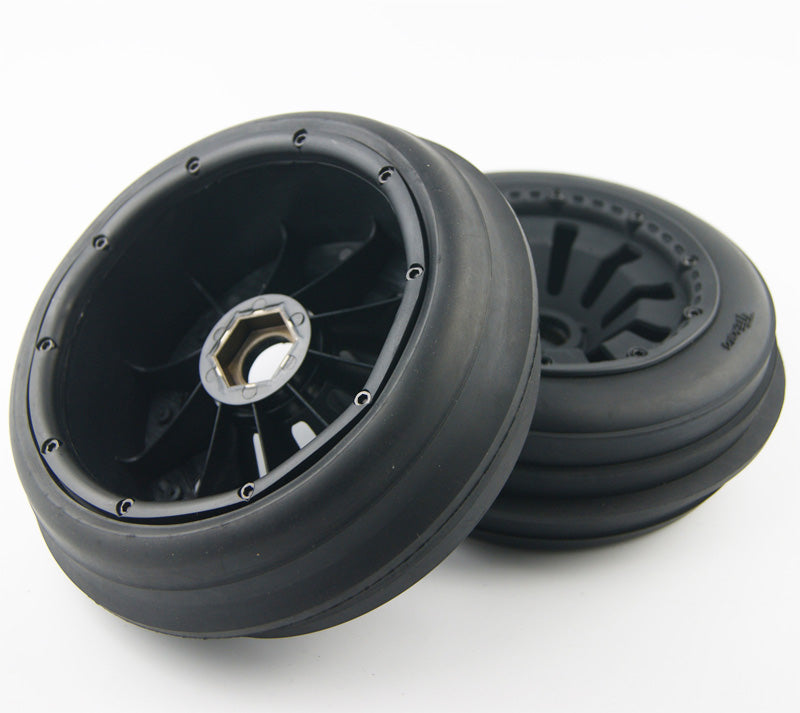 (CN) Front Rear Sand tire wheel kit for hpi rovan km baja 5b ss