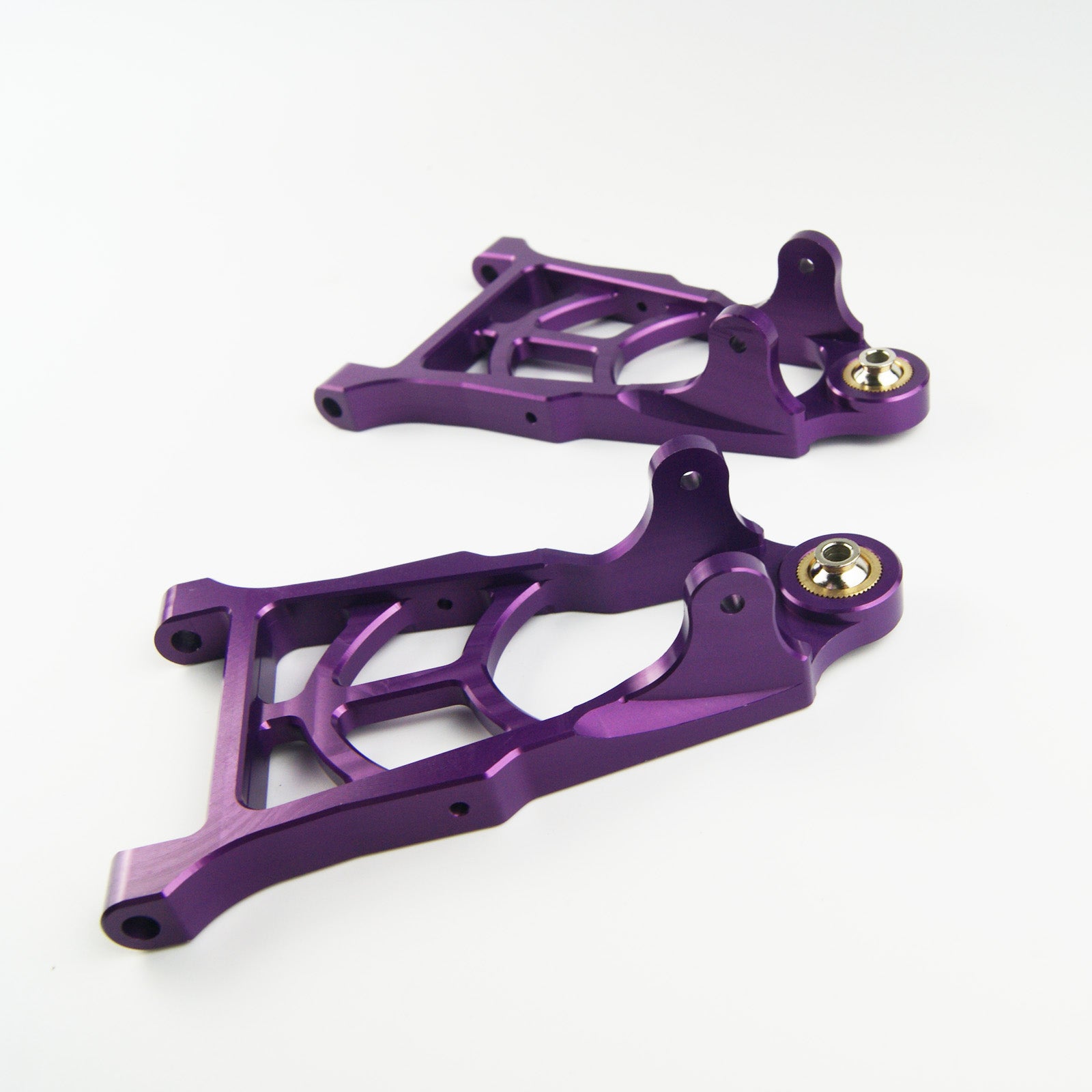 Purple metal Front lower arm for hpi rovan KM baja 5b 5t 5sc truck buggy